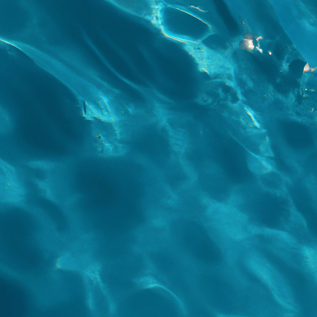 Subtle clear blue water ripple background